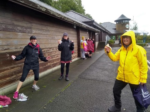 A very wet virtual Kiltwalk in 2020!