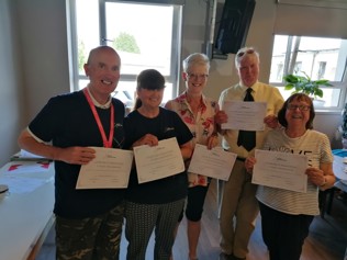 Volunteer certificates